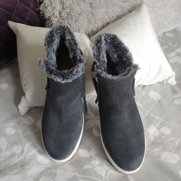 Dolce vita grey wedge sneaker boot - Picture 3 of 9